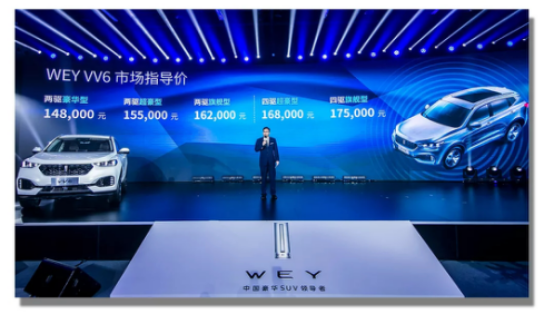 WEY来汽车，VV6智能出行，安全无忧