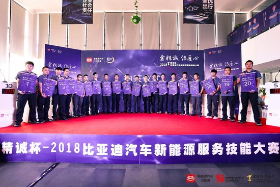 “至精诚 传匠心”精诚杯-2018比亚迪汽车新能源服务技能大赛郑州站成功举行