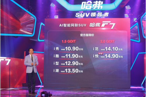 10.9万元起 尽享全球车哈弗F7越级品质