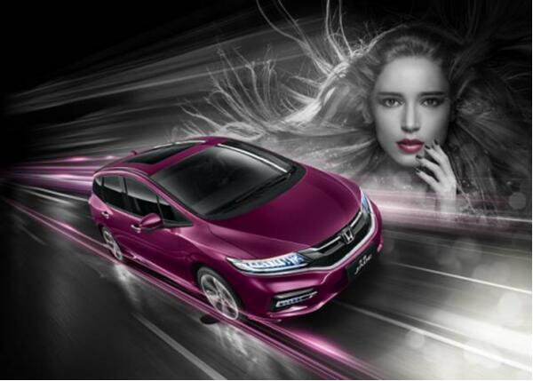 看见东风Honda杰德的一瞬间