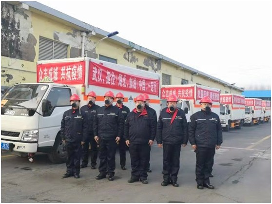 非常时期,江铃车主驰援武汉