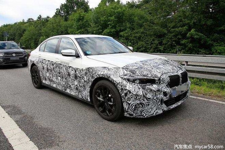 宝马3系纯电车型路试谍照曝光，预计搭载iX3动力系统