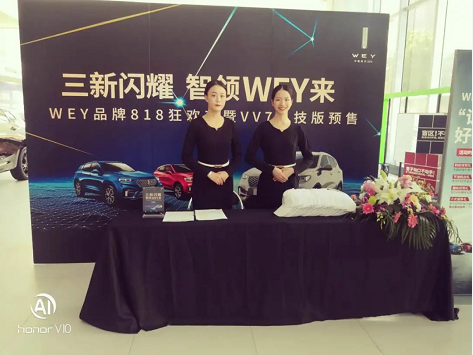 　三新闪耀 智领WEY来 WEY品牌818狂欢节暨VV7科技版预售