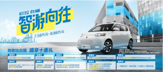 实力豪横 智游潮车欧拉白猫“圈粉”汪涵直播间