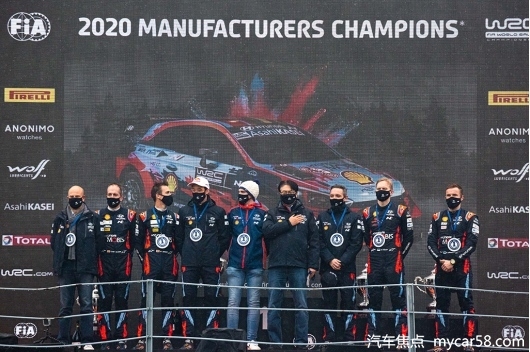  现代车队成功卫冕世界顶级赛车盛事WRC2020年度厂商总冠军