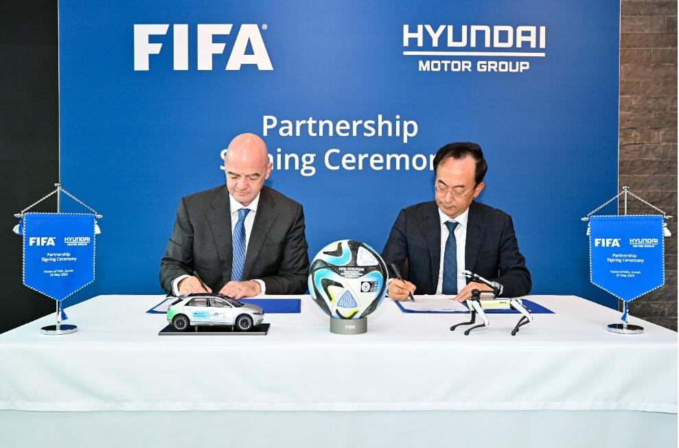 现代和起亚宣布与FIFA的合作伙伴关系延长至2030