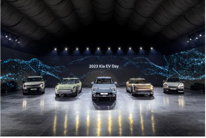 起亚在“Kia EV Day”上发布EV5及两款概念车型，加速电动汽车普及