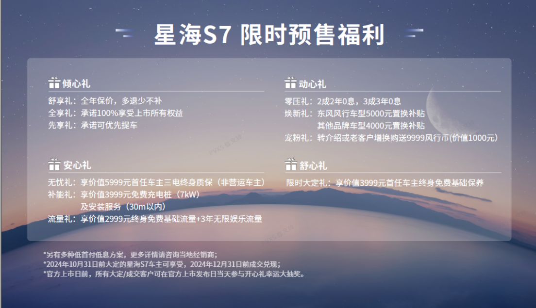 致美轿跑，闪亮登场 ！星海S7开启全球预售