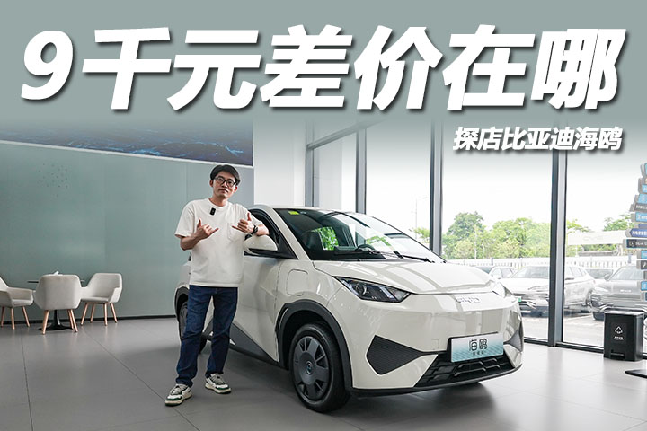与自在版差价9000元，区别在哪里？探店比亚迪海鸥