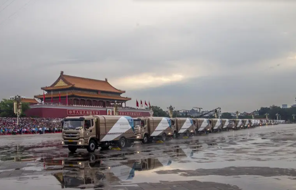 第零方陣！比亞迪純電動環衛車護航九三閱兵