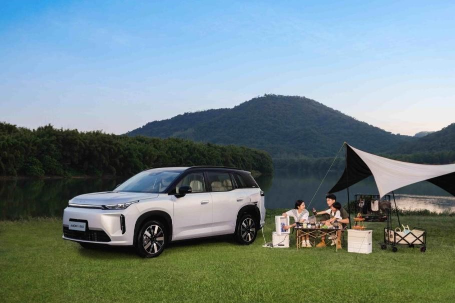 国民增程大五座SUV 埃安i60于广州白云万达璀璨亮相